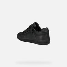 Load image into Gallery viewer, Geox Arzach Lace-up School Shoes with Zip on the inside
